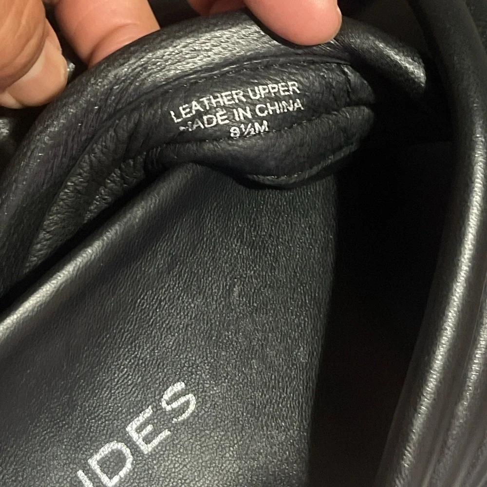 J/SLIDES NYC Wide Straps Sandals Women’s Size 8.5 Black - Picture 7 of 8